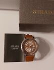 Mens STRADA Watch with Brown Straps , Good condition. Working.