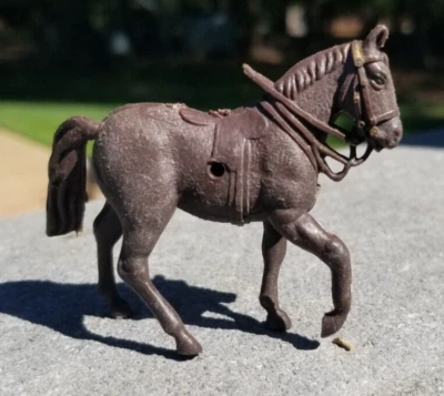 2.25" JUGUETE CABALLO MARRÓN OSCURO PLÁSTICO HECHO EN HONG KONG PARA BRITÁNICOS LTD Foto 1 de 4