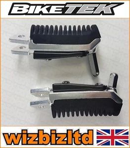 Suzuki GSX 1400 F 2001-2008 [Reposapiés de goma delanteros negros OEM] - Imagen 1 de 8