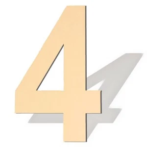 17 inch Large Wooden Numbers Wood Number Blank Wooden Number Wooden Sign Boar... - Picture 1 of 7