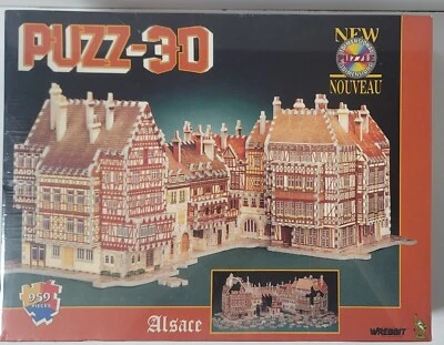 Wrebbit Puzz-3D Alsace Castle 959 Piece Foam 3D Puzzle New Sealed - Image 1 of 4