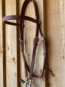 New Western Harness Leather Bridle Quick Change Snap Buckles - Picture 1 of 1