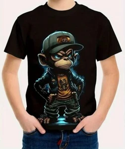 Men's Printed Short-sleeved T-shirt - Picture 1 of 7
