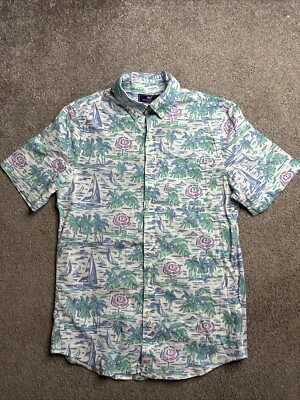Camisa Vineyard Vines Calce Ajustado Ocean Terrace Murray Manga Corta Abotonada S Foto 1 de 4