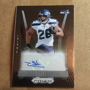 2024 Panini Prizm Deca SILVER AUTO Zach Charbonnet Seahawks #S-ZCT Auto - Picture 1 of 2