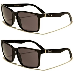 Locs Black Square Vintage Frames Hardcore Shades Men's Designer Sunglasses - Picture 1 of 3