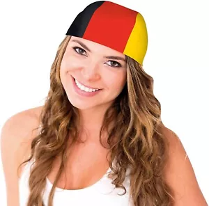 Amscan - Alemania Bandana Tocado Negro Rojo Oro Mundial Em Fan Milla - Imagen 1 de 1