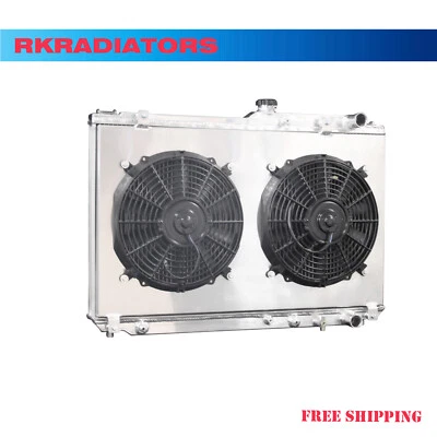 Aluminum Radiator + Fan Shroud Fit Lexus ES300 Toyota Camry 3.0L V6 1992-1993 AT - Image 1 of 4