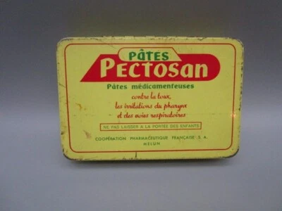 Boite en tole publicitaire ancienne " Pates Pectosan " - Photo 1/2
