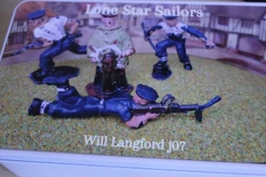 Lone star sailors x 4 1960s + 12 piece jigsaw display tin gift set - Picture 1 of 5