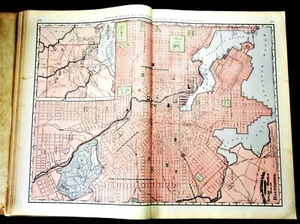 1897.Old.Geographical Print:MAP OF BALTIMORE - ENVIRONS.Rand, McNelly & Company - Bild 1 von 1
