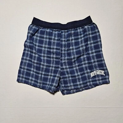 Женские синие клетчатые фланелевые шорты Boxercraft с логотипом North Greene - Изображение 1 из 4