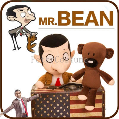 30/40/50cm Mr Bean Teddy Bear Plush Toy Cartoon Bear Stuffed Doll Toy Kids Gifts - image 1 of 4