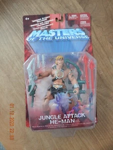 Jungle Attack He-Man 200X Masters Of The Universe MOTU 2002 Mattel NEW SEALED - Picture 1 of 2