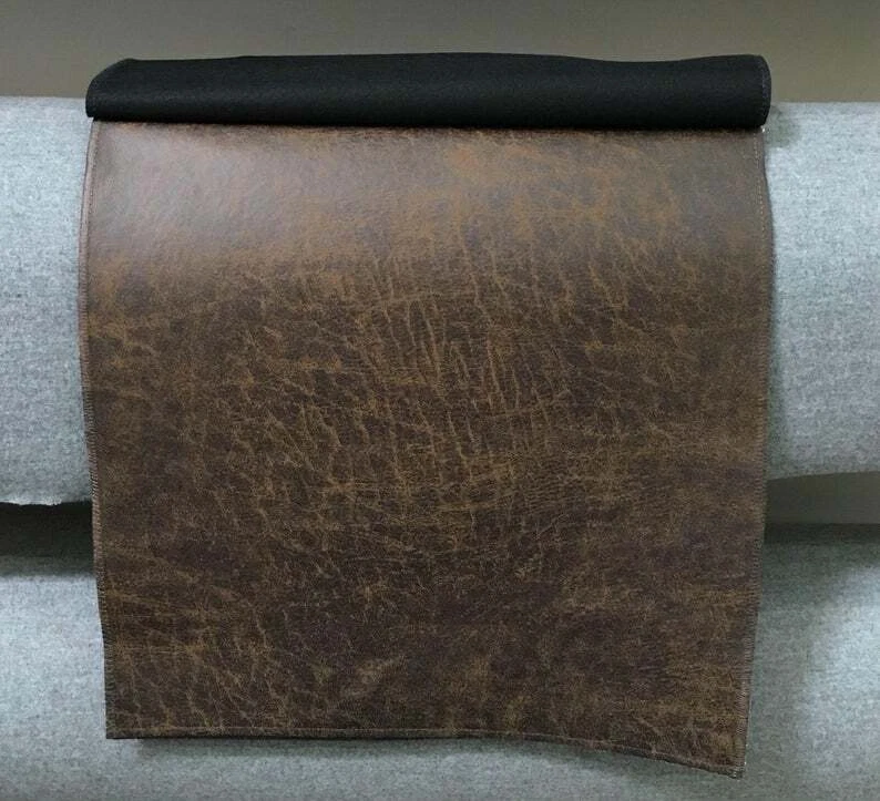 Dakota PEAT Faux Micro Suede upholstery fabric with Felt backing Polyester - Image 1 of 1