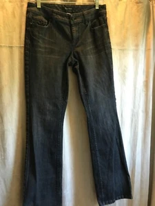 White House Black Market Jeans Black Wash Size 6R 6 Regular Back Pocket Trim - Picture 1 of 8
