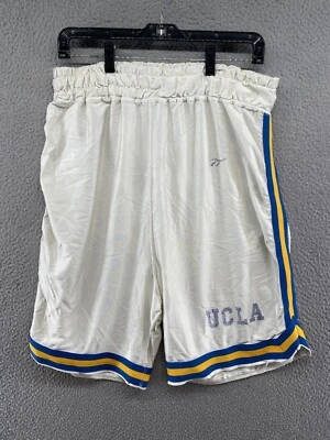 Shorts de basquete masculino vintage Y2K Reebok UCLA Bruins com cordão tamanho XL LER - Imagem 1 de 4