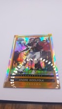 2003 Topps Draft Picks and Prospects Chrome Gold Refractors #155 Andre Woolfolk