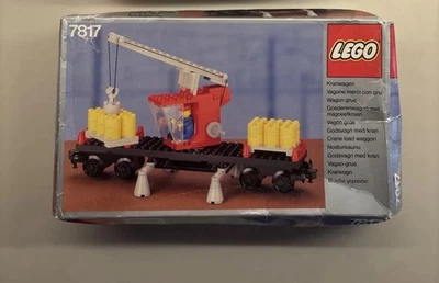 LEGO 7817 Crane Wagon Car Classic Railway - Open Box - Sealed Bags NEW - Image 1 of 4