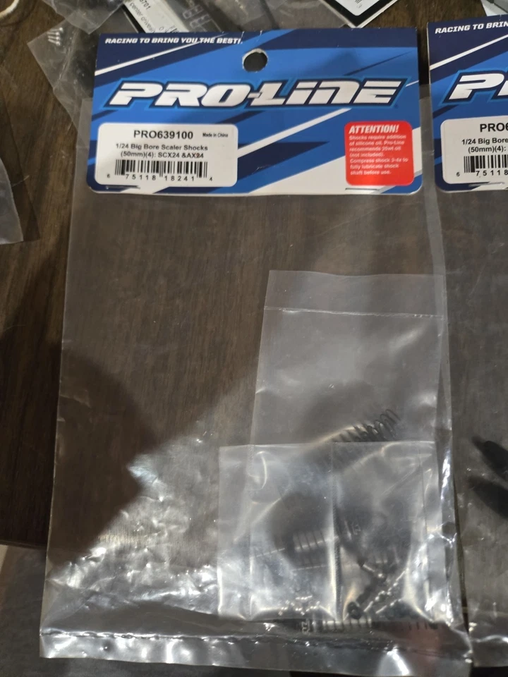 Pro-Line Axial SCX24/AX24 Big Bore Scaler Shocks (50mm) (4) [PRO6391-00] - Image 1 of 1