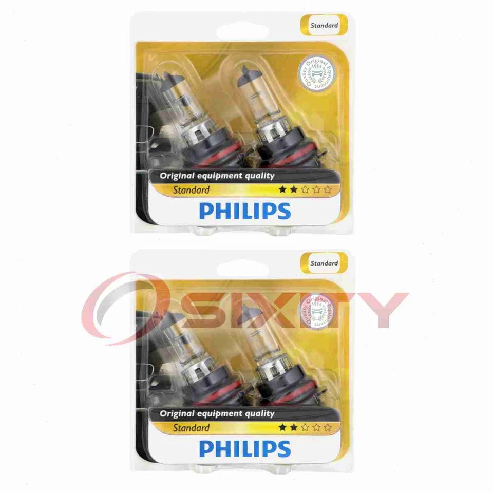 2 bombillas de faros de haz alto bajo Philips para Porsche 911 928 1987-1995 wi Foto 1 de 4