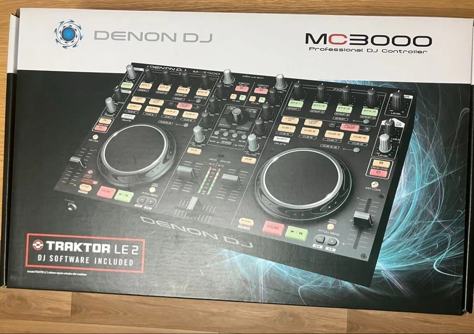 Denon DJ MC3000 with Power Cable and Original Box Tested Working 2-Channel - Image 1 of 4