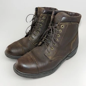 LL Bean Boots Katahdin Men’s 9 Med Leather Vibram USA Made - Picture 1 of 13