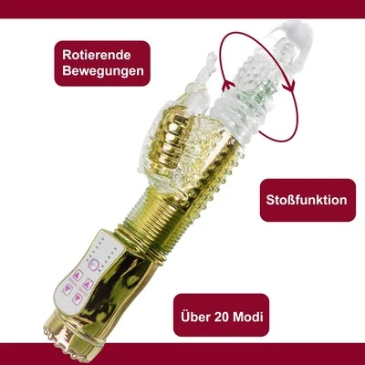 Vibratoren mit Stoßfunktion u. rotierend - G-Punkt Klitoris Für Sie XXL Groß Sex - Bild 1 von 4