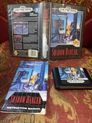 Shadow Dancer: The Secret of Shinobi (1990) Cleaned, Tested, Working! No Manual - Image 1 of 4