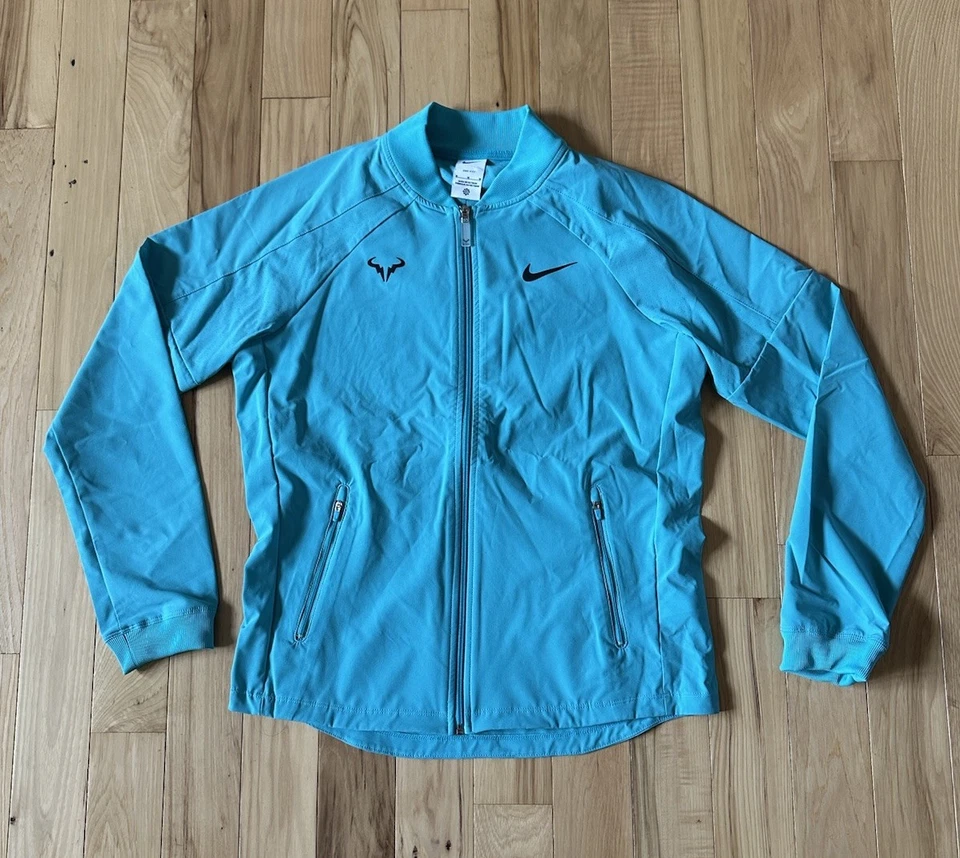 Nike Court Dri-FIT Rafa Nadal Full Zip Jacket Men’s Size XL Green DV2885-345