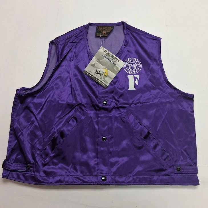 Chaleco Alpha Industries Flight Deck Talla Mediana Serie Vintage US NAVY LINE CPO  Foto 1 de 4