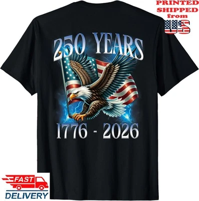 Camiseta 250 Aniversario Celebración Semiquincentenario de América, Camiseta Unisex Foto 1 de 4