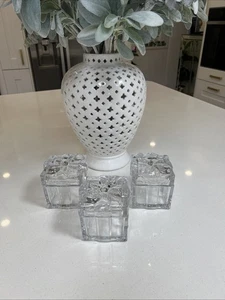 JM by Julilen Macdonald 3er Set Glas Geschenk Schmuck Band Box Neu Atemberaubend - Bild 1 von 24