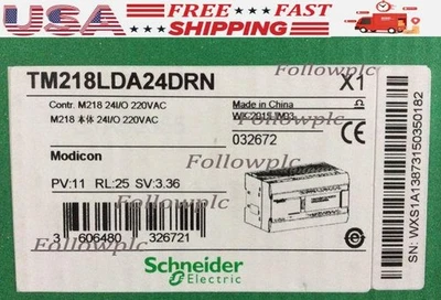 TM218LDA24DRN 全新施耐德可编程式逻辑控制器 全新带盒 免运费 — 第 1/4 张图片