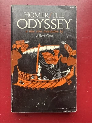 Homer/The Odyssey: A New Verse by Albert Cook Paperback Book 1st Edition - Image 1 of 4