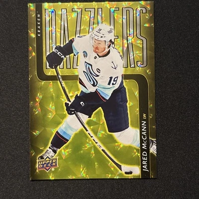 Gold Dazzlers 2025-26 UD Jared McCann 1: 2880 Packs SSP Seattle Kraken - Image 1 of 2