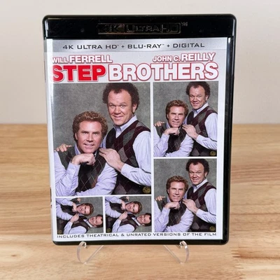 Step Brothers (4K UHD + Blu-ray, 2008) Will Ferrell Cult Comedy – Like New! - image 1 of 4