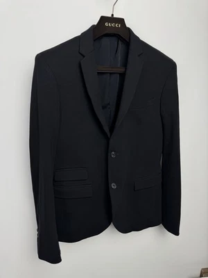 Blazer preto Neil Barrett feito na Itália slim fit tamanho 48 $650 - Imagem 1 de 4