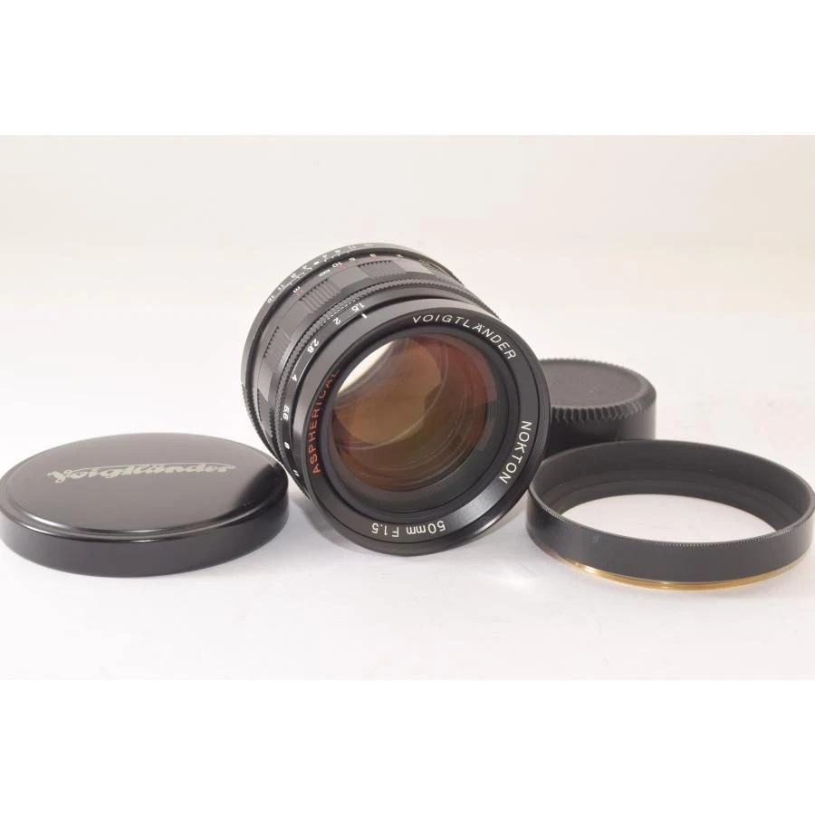 Voigtlander Nokton 50mm F1.5 ASPHERICAL Leica Mount Lens Japan M Pro - Image 1 of 4