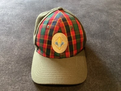 Sombrero Webelos Boy Cub Scout ajustado M/L verde a cuadros G900w Foto 1 de 4