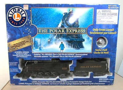 LIONEL 7-11022 The Polar Express Train Set G Gauge Battery Power, Remote, TESTED - Image 1 of 4
