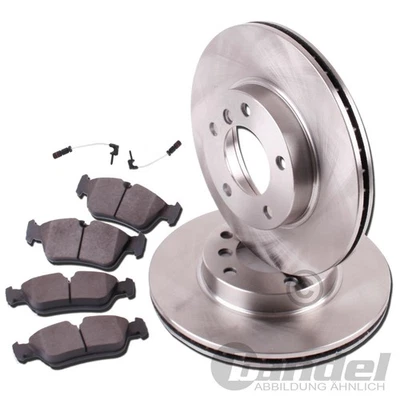 Discos de Freno 288mm + Pastillas Delant. Apto para Opel Vectra B Limo Caravan - Imagen 1 de 4
