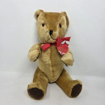 OSO DE PELUCHE VINTAGE Deans Childsplay Toys británico articulado posable marrón 16" nuevo con etiquetas Foto 1 de 4