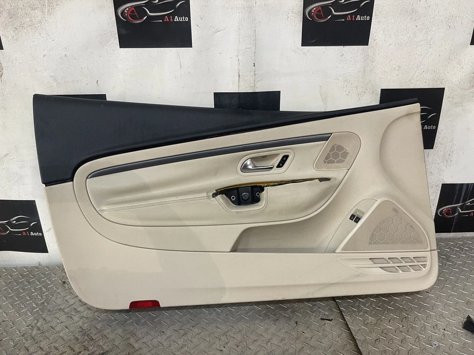 2007-2015 Volkswagen EOS Front Driver Left Door Panel Beige Oem Tested - Imagem 1 de 4