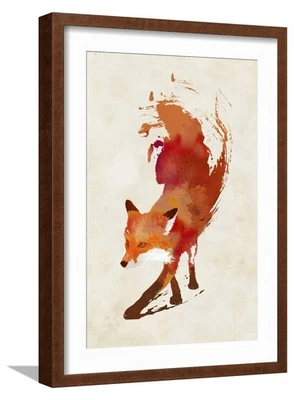 Impresiones artísticas de pared enmarcadas ART.COM Vulpes Vulpes de Robert Farkas, decoración de animales,... Foto 1 de 4