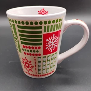 Vintage Snowflake Pattern Christmas Cup Mug Snowflake Pattern - Picture 1 of 11