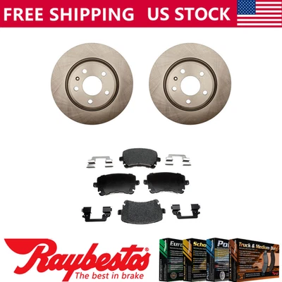 Rotores de freno traseros + pastillas de freno metálicas y herrajes para Audi Q5 2009-2010 Foto 1 de 4