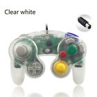 Clear White Wired Game Gc Shock Controller For Nintendo Gamecube Ngc Console