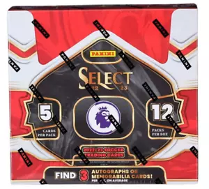 2022-23 Panini Select EPL Soccer New Sealed Hobby Box - Picture 1 of 1