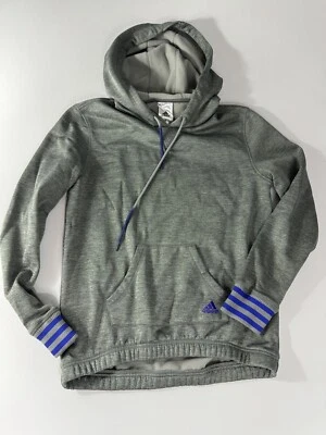 Adidas Suéter Mujer Gris Medio Pullover Sudadera con Capucha Damas Talla S Foto 1 de 4